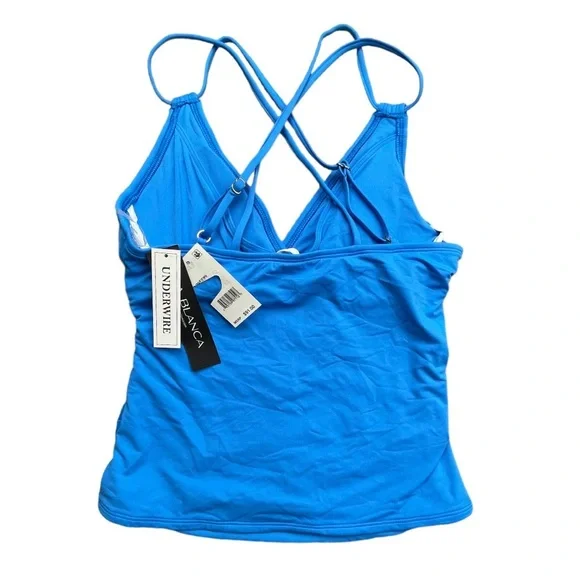 La Blanca Island Goddess Underwire Tankini Top - Picture 6 of 11